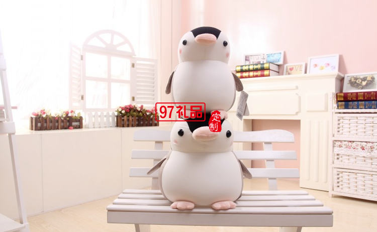 可愛呆萌企鵝公仔布娃娃玩偶,紀(jì)念品定制禮品
