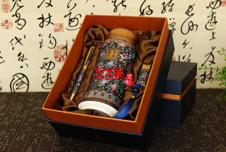 景泰藍彩—陶瓷杯