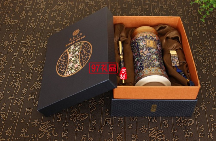 景泰藍彩—陶瓷杯