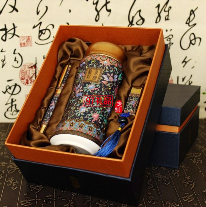 景泰藍彩—陶瓷杯