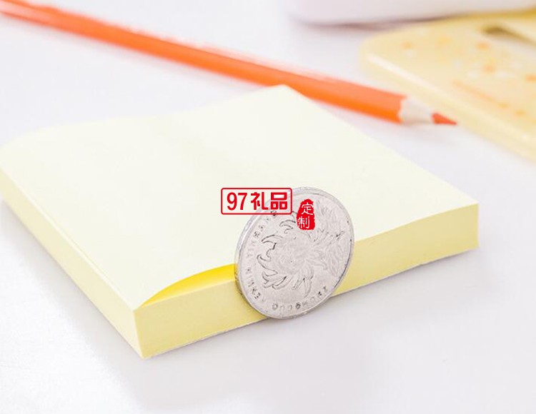 抽取式塑膠盒帶吸盤(pán)便利貼盒-工商銀行定制