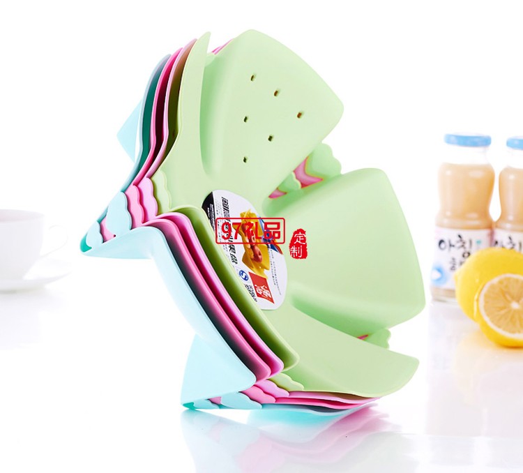 花朵型創(chuàng)意時尚愛心水果盤活動小禮品定制