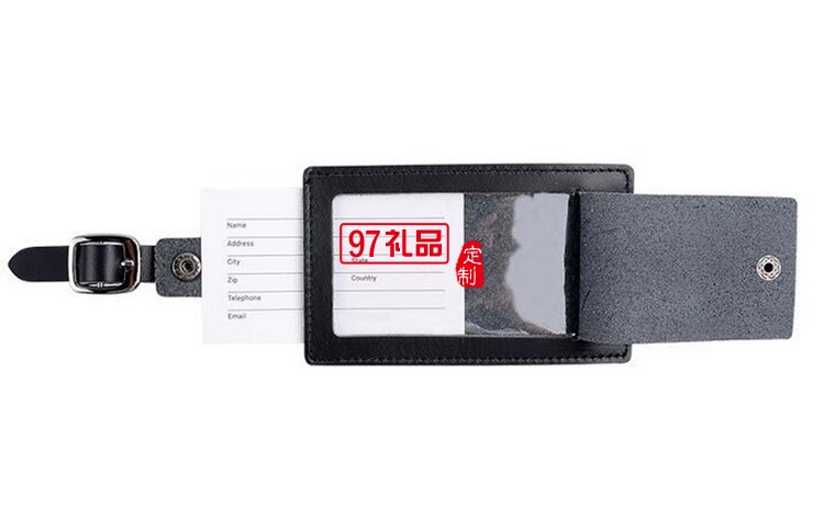 真皮登機牌 定制logo真皮行李牌