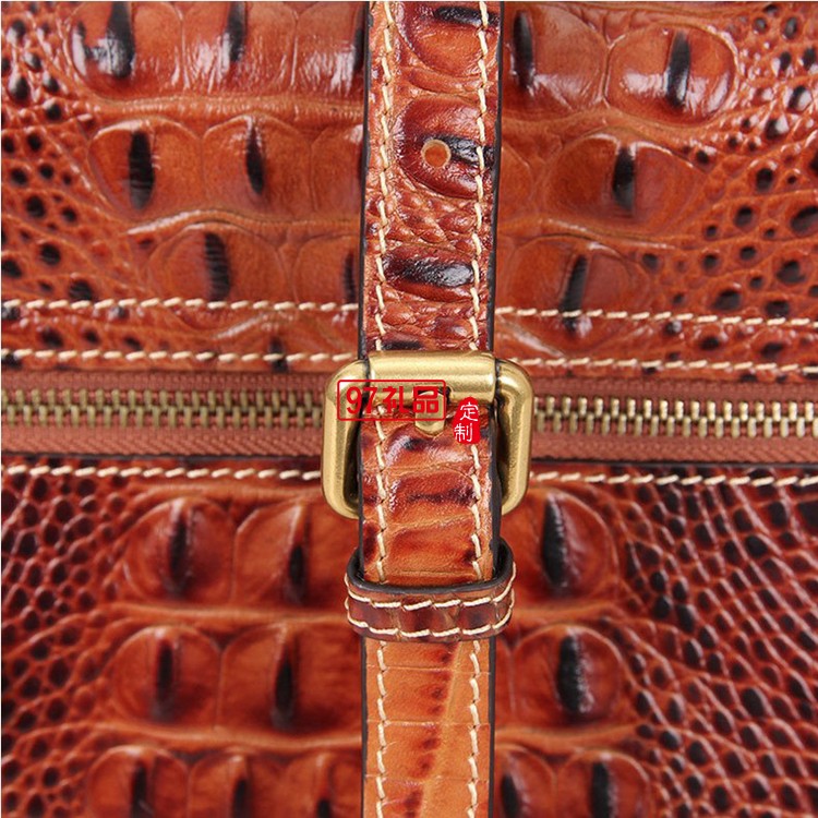 鱷魚(yú)紋女生單肩包