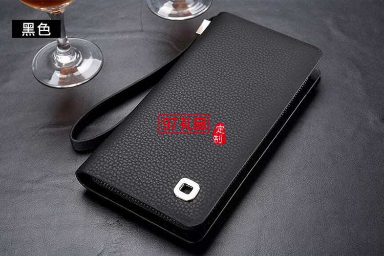 三棵樹(shù)漆定制男士商務(wù)手包 長(zhǎng)款錢(qián)包皮包