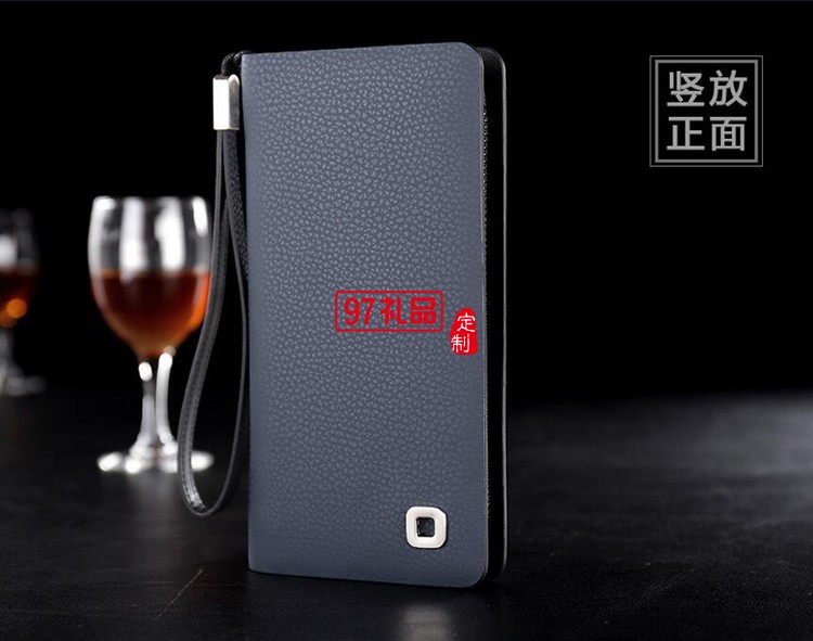 三棵樹(shù)漆定制男士商務(wù)手包 長(zhǎng)款錢(qián)包皮包