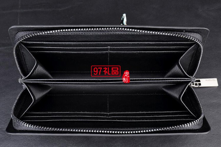 三棵樹(shù)漆定制男士商務(wù)手包 長(zhǎng)款錢(qián)包皮包