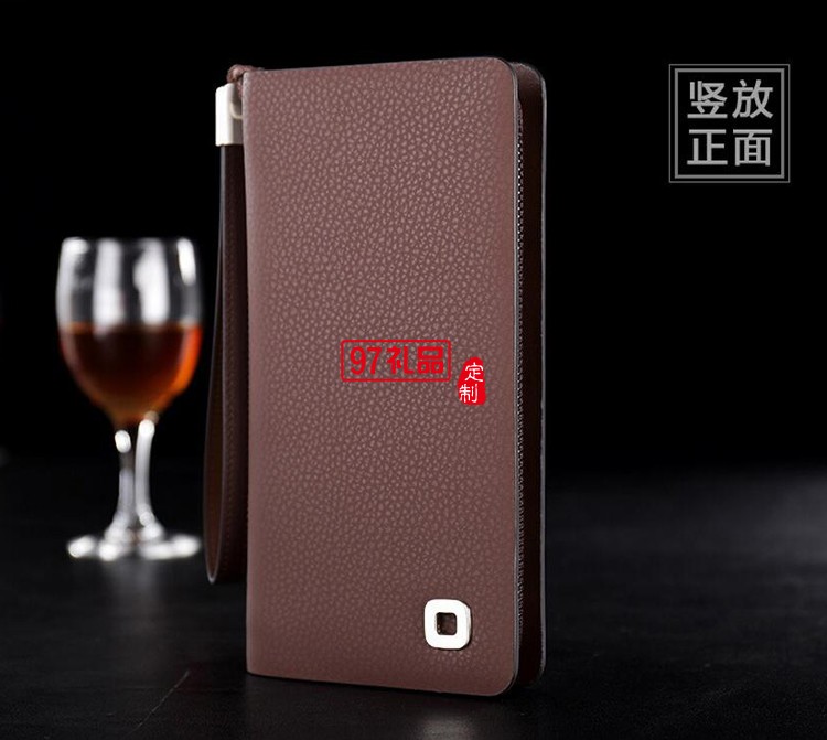 三棵樹(shù)漆定制男士商務(wù)手包 長(zhǎng)款錢(qián)包皮包