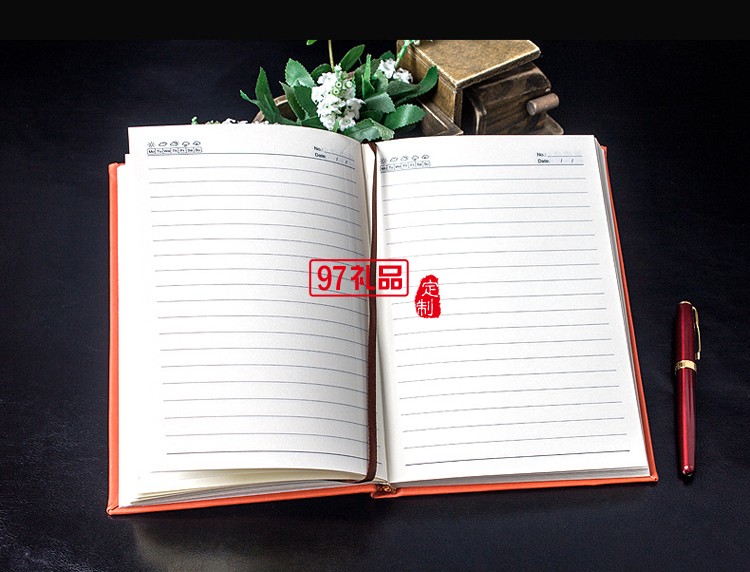 華潤涂料定制款商務(wù)筆記本 平裝記事本可定制LOGO