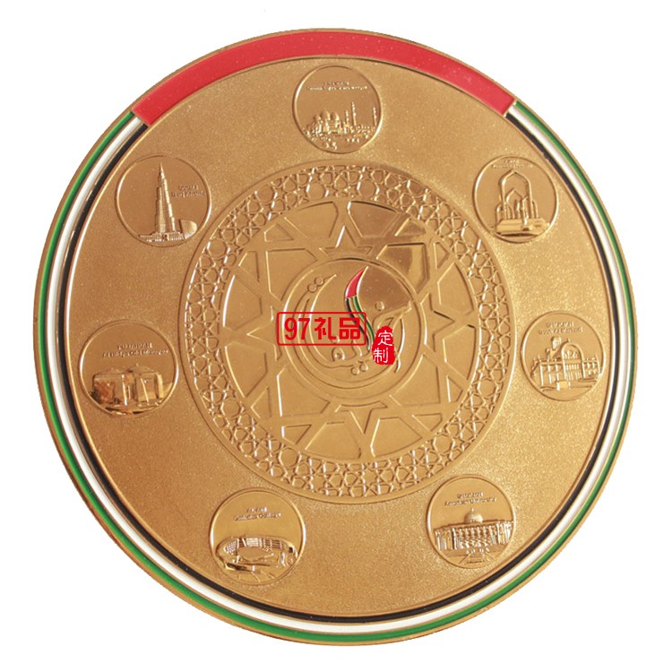 高檔獎(jiǎng)牌 紀(jì)念盤定制