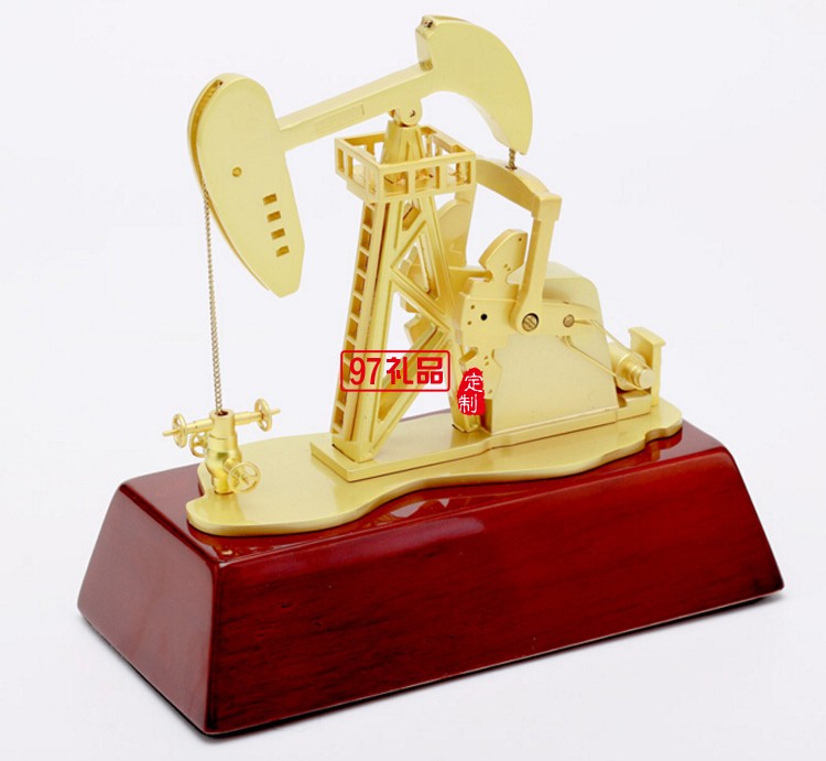 電動油田磕頭機(jī)模型 金屬工藝品 石油大學(xué)定制案例