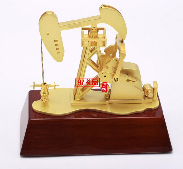 電動油田磕頭機(jī)模型 金屬工藝品 石油大學(xué)定制案例