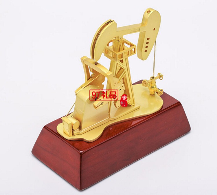 電動油田磕頭機(jī)模型 金屬工藝品 石油大學(xué)定制案例