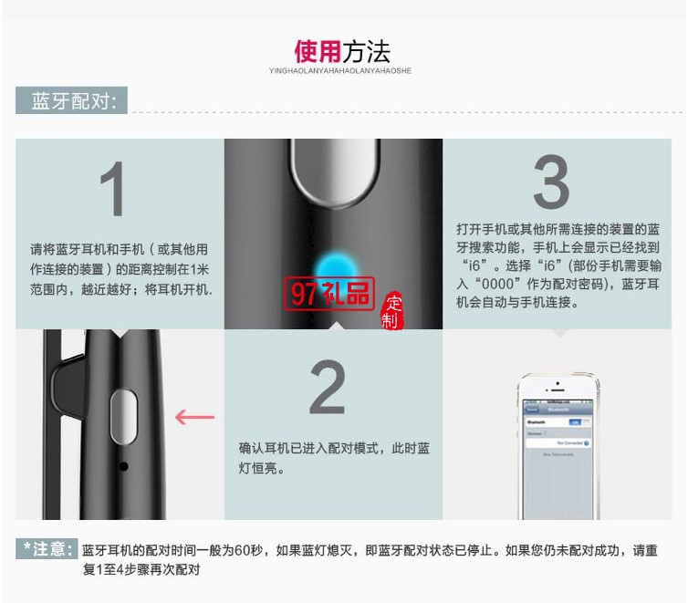 領(lǐng)夾式運動藍(lán)牙耳機(jī) 立體音樂藍(lán)牙耳機(jī)