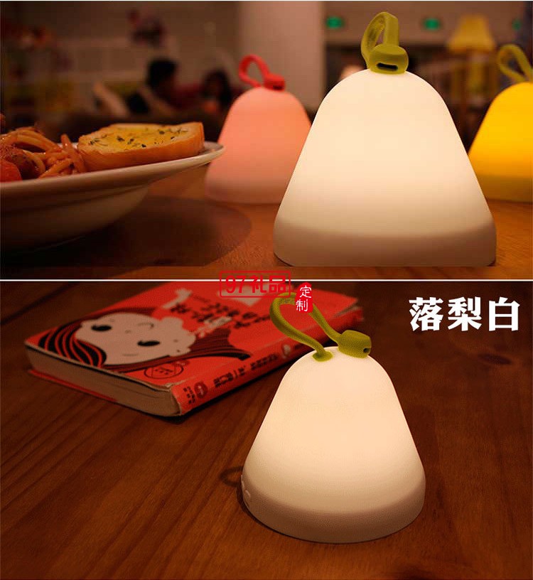 觸摸多功能鬧鐘小夜燈翻翻燈 點(diǎn)陣時鐘溫度計氛圍燈小臺燈