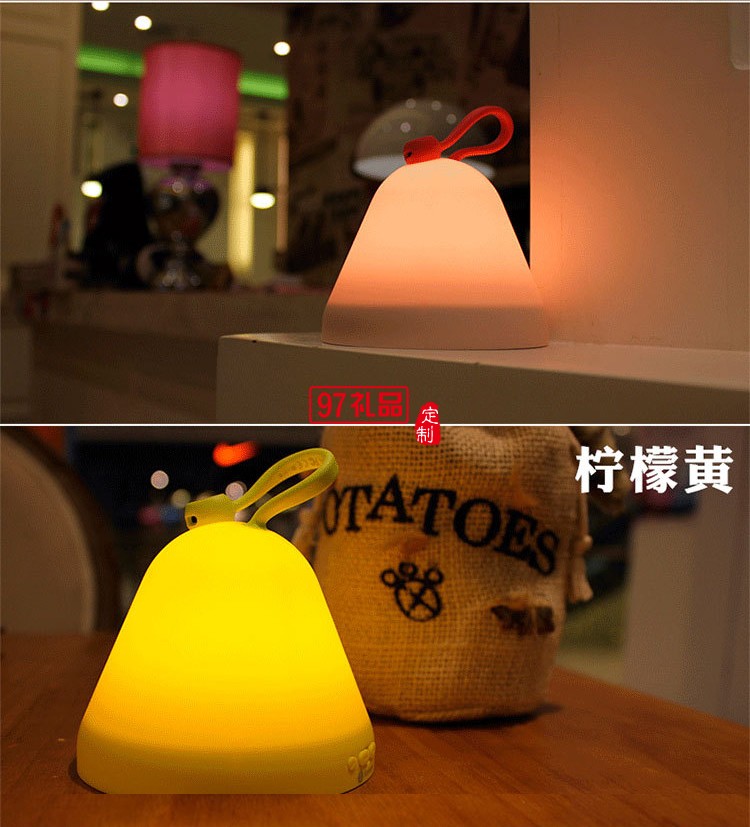 觸摸多功能鬧鐘小夜燈翻翻燈 點(diǎn)陣時鐘溫度計氛圍燈小臺燈