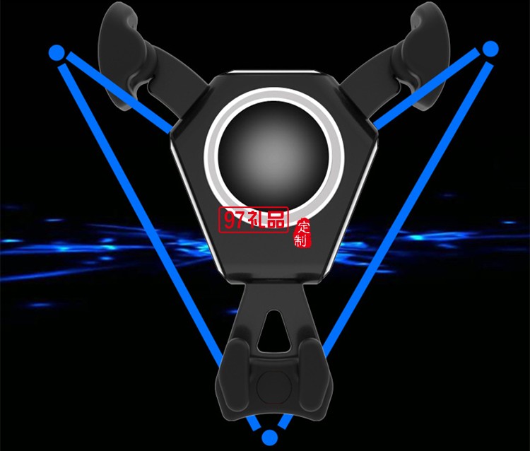 車載無線充電器支架重力支架 手機無線充導航支架出風口充電支架