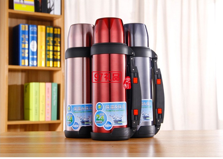 大容量保溫壺不銹鋼旅游運動水壺暖水瓶   定制保溫杯