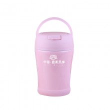 雙層316不銹鋼燜燒壺真空悶燒罐便攜式便當(dāng)保溫飯盒 可定制LOGO