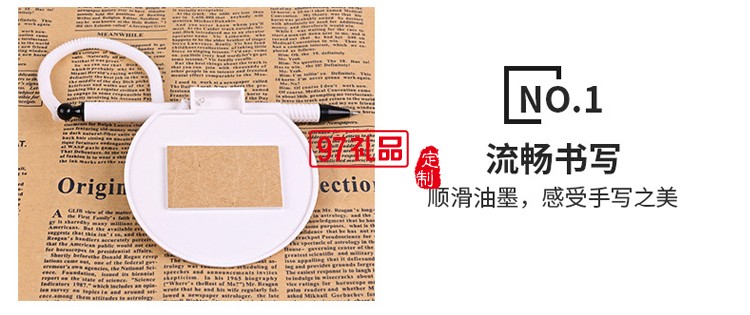 辦公廣告臺(tái)筆固定簽字筆吧臺(tái)筆銀行前臺(tái)筆定制公司廣告禮品