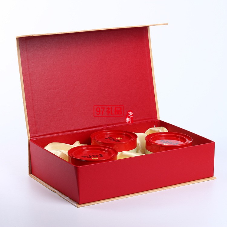 寧夏華盛龍環(huán)?？萍及咐?三罐500g裝 枸杞禮品盒套裝定制 