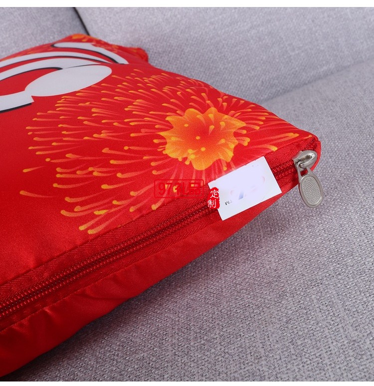 2020新款鼠年抱枕平安人壽各大保險開門紅抱枕被可定制LOGO