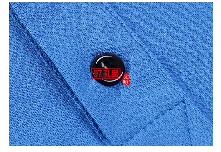 純棉雙邊翻領可定制logo定制Polo衫員工服飾廣告衫