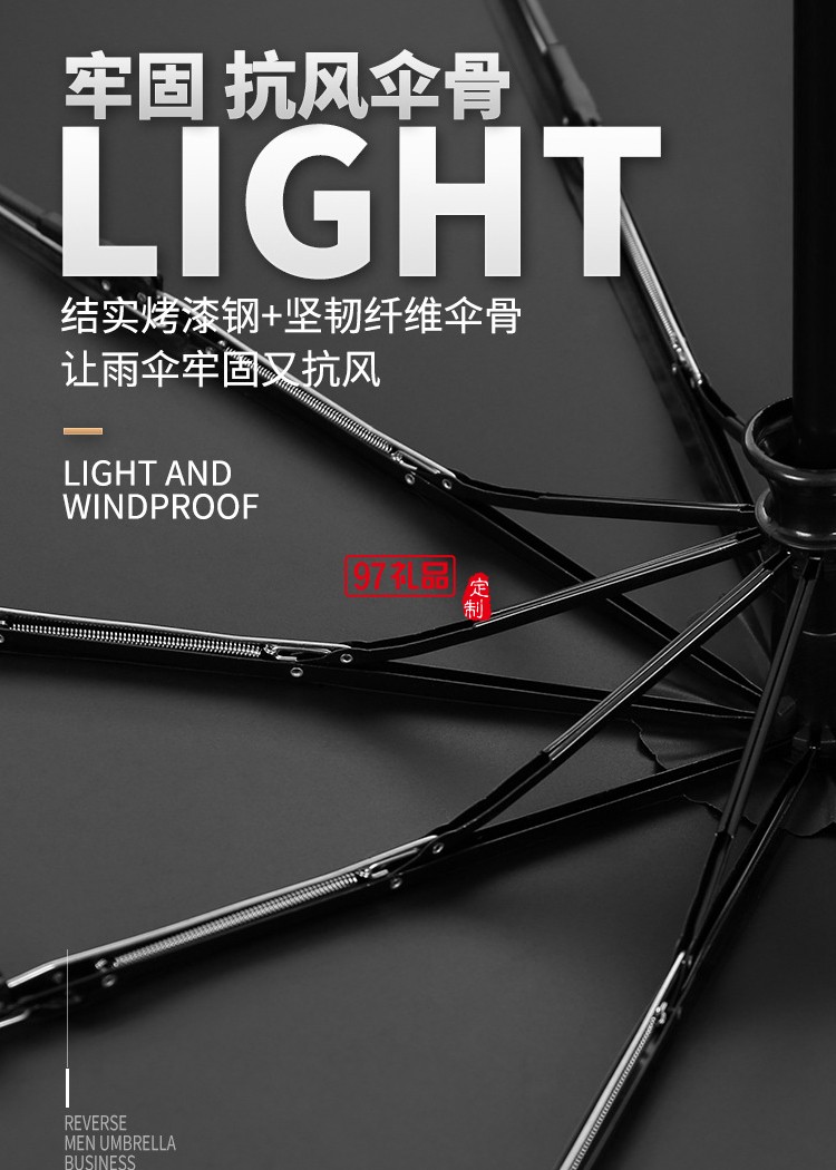 10k黑膠全自動(dòng)折疊小清新雨傘金柄三折遮陽(yáng)傘