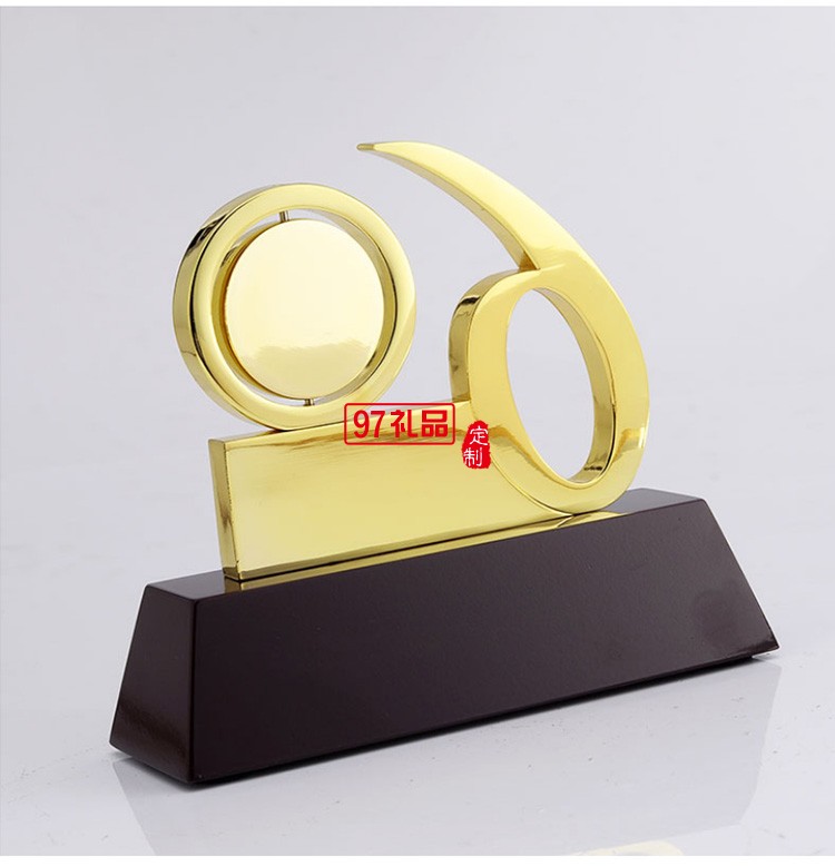 定制紀(jì)念品擺件60周年周年慶禮品金屬辦公禮品擺件 