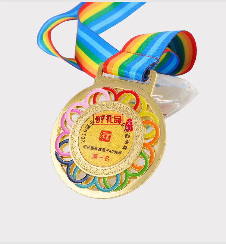 深業(yè)集團(tuán)企業(yè)運(yùn)動會定制金屬獎(jiǎng)牌比賽獎(jiǎng)牌羽毛球籃球足球金銀銅牌定制