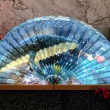 中秋禮品定制簡約實(shí)木氛圍床頭扇燈工廠批發(fā)企業(yè)禮品定制小夜臺燈