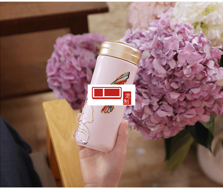 乾唐軒活瓷 吉星蜂鳥(niǎo)陶瓷杯隨身水杯商務(wù)創(chuàng)意禮品杯送客戶(hù)伴手禮