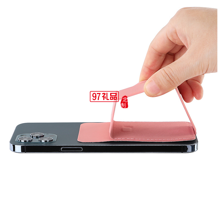 粘膠款手機卡包支架
