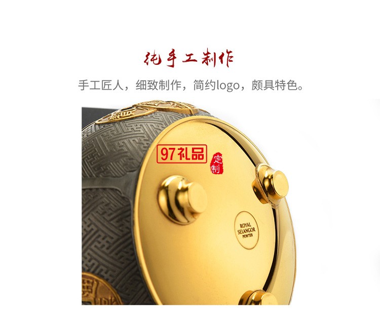 24K鍍金富貴碗商場(chǎng)同款 富貴碗擺件 家居喬遷開(kāi)業(yè)工藝禮品 擺設(shè)裝飾