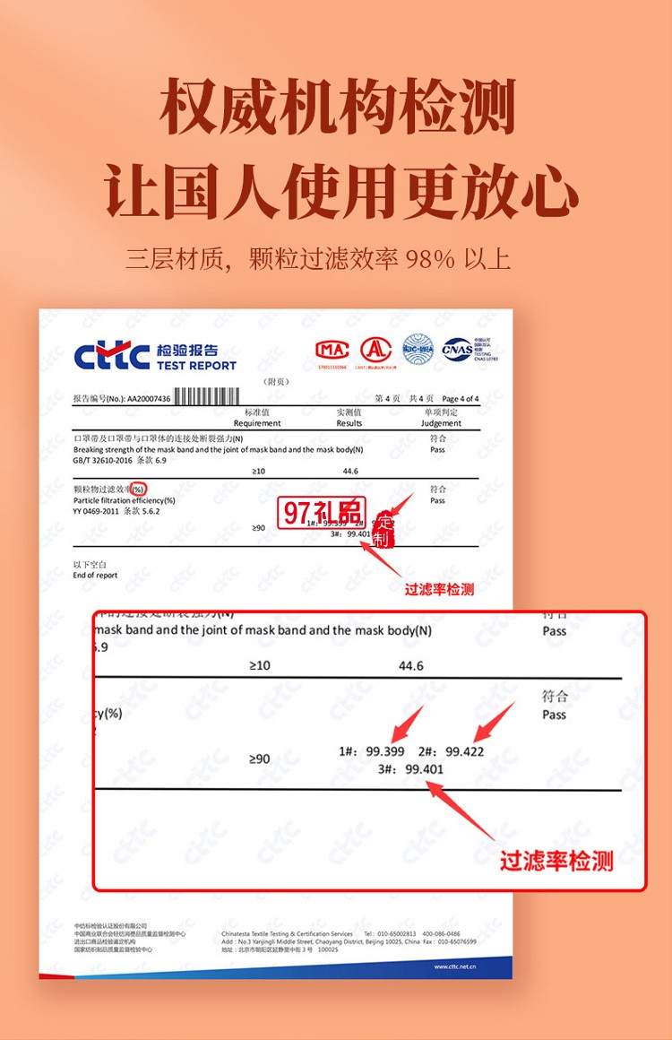 我愛你中國國潮KF94口罩成人一次性魚嘴型中國風(fēng)kf94口罩獨立包裝