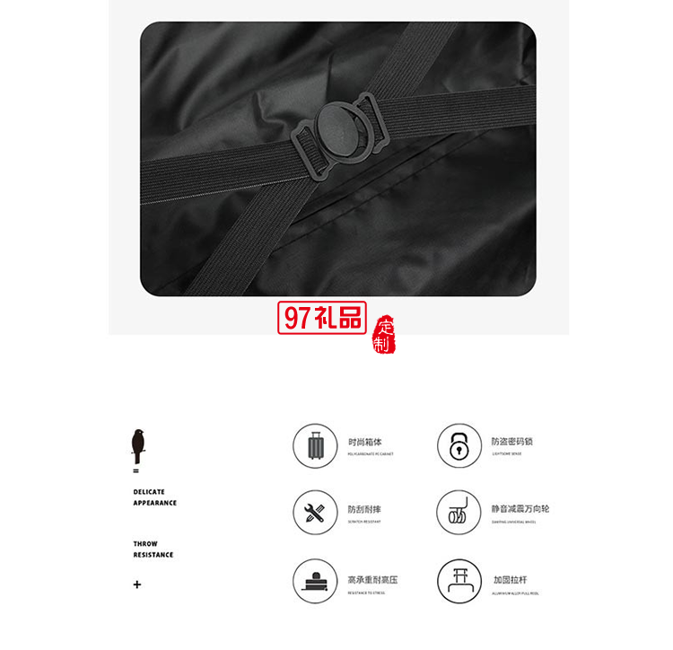 啄木鳥(niǎo)前開(kāi)蓋拉鏈款旅行箱-諾維肯ZRA-0009