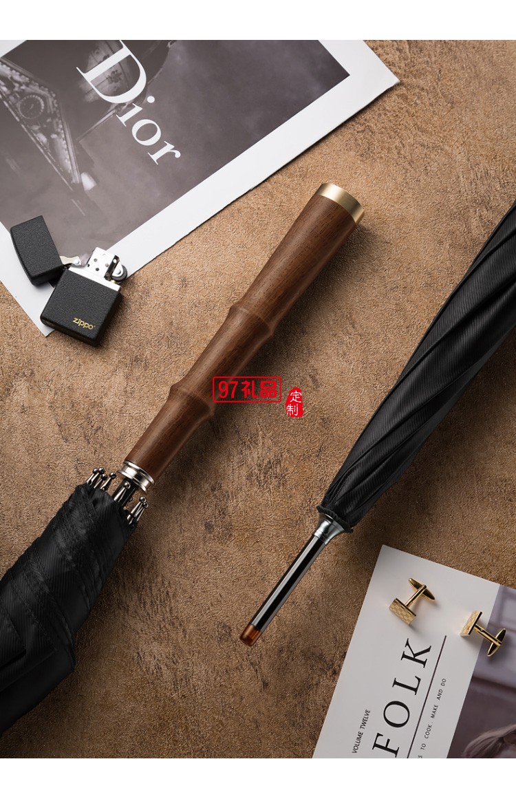 左都長柄直桿傘自動(dòng)雨傘男晴雨兩用傘大雨傘長柄復(fù)古直柄傘長柄傘商務(wù)大傘