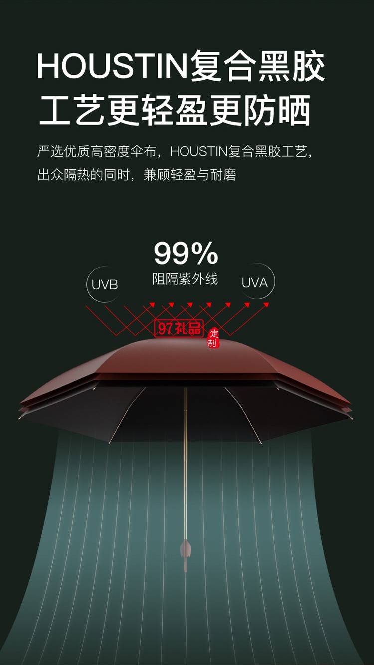 左都太陽(yáng)傘遮陽(yáng)傘女晴雨兩用黑膠小巧便攜防曬防紫外線五折迷你傘
