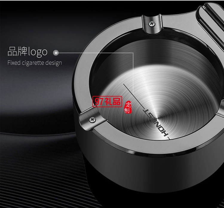 萬次火柴煙缸金屬不銹鋼個(gè)性煙灰缸定制LOGO