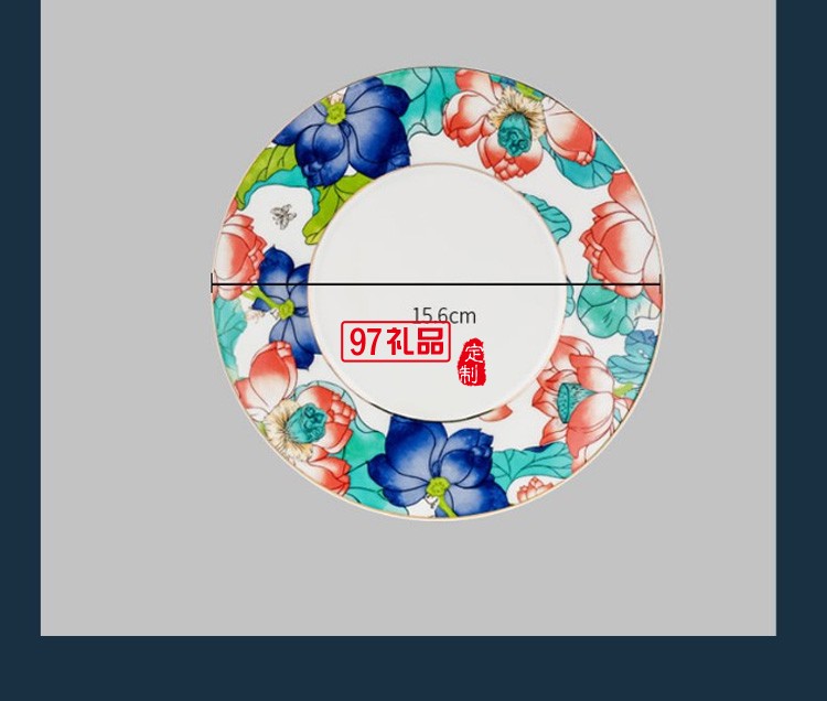 荷塘月色禮瓷套裝對(duì)杯