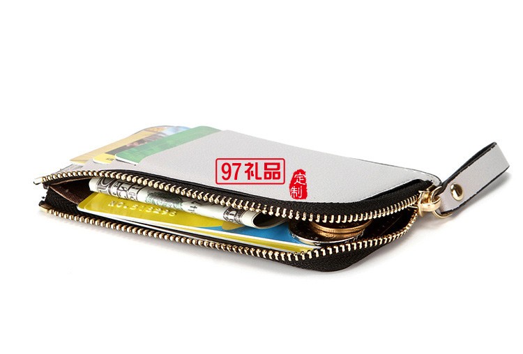 新款拉鏈零錢包 女士簡約短款卡包卡套手拿包女 錢包錢袋logo