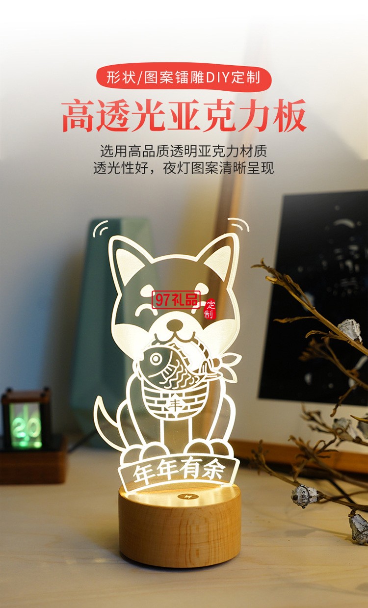 文創(chuàng)定制小夜燈景點景區(qū)旅游建筑紀念品