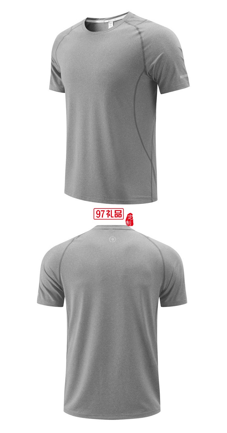 定制廣告衫運(yùn)動(dòng)衫250g圓領(lǐng)跑步T恤短袖可定制logo