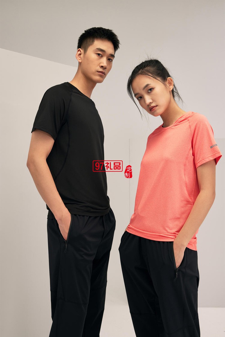 定制廣告衫運(yùn)動(dòng)衫250g圓領(lǐng)跑步T恤短袖可定制logo