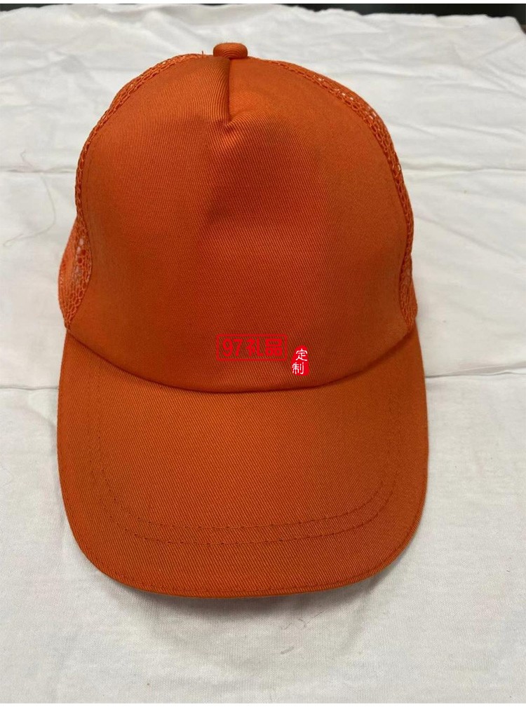 定制廣告帽幼兒園兒童網帽春游遮陽帽夏季太陽帽