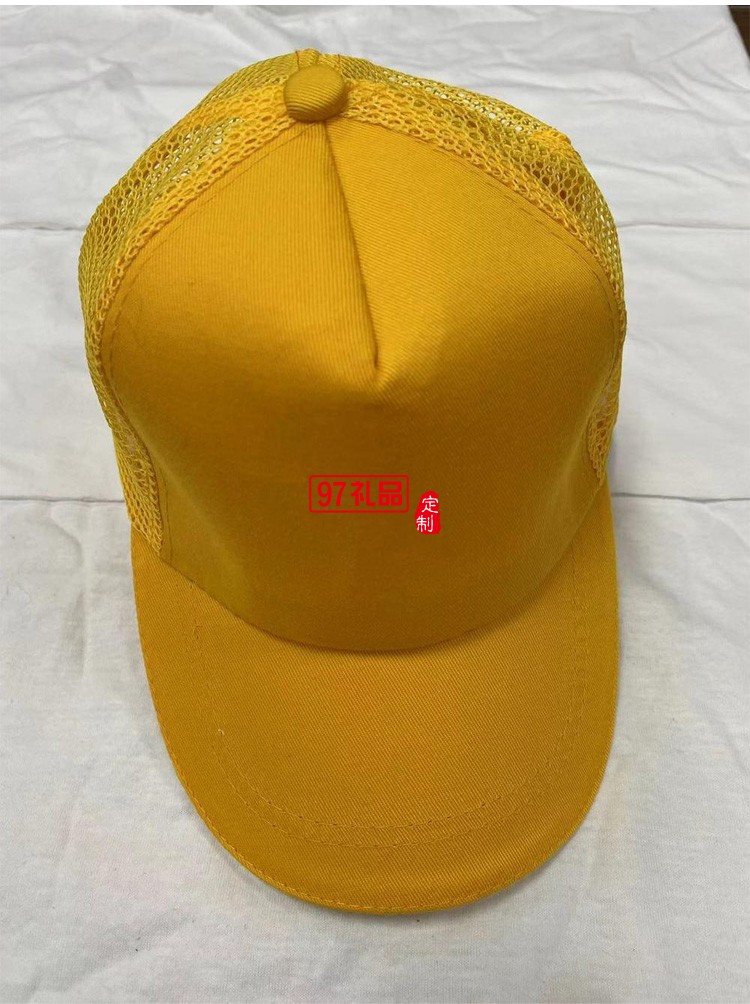 定制廣告帽幼兒園兒童網帽春游遮陽帽夏季太陽帽