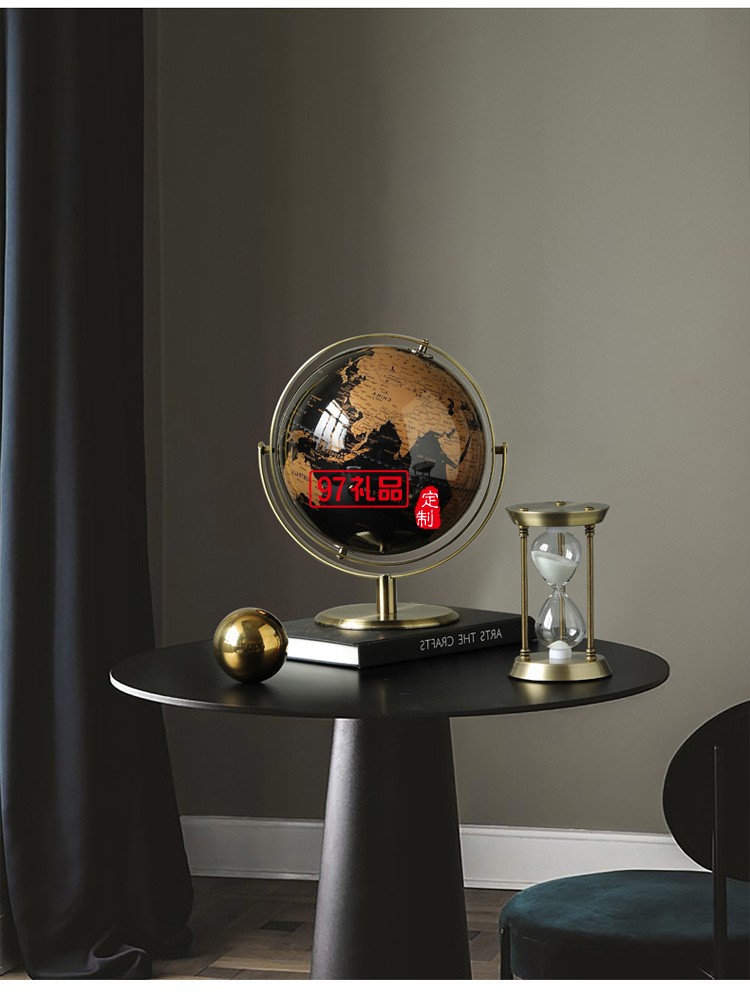 創(chuàng)意輕奢地球儀擺件辦公室桌面擺設