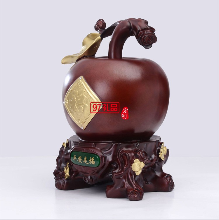 平安是福大小蘋果儲蓄罐存錢罐擺件家居裝飾
