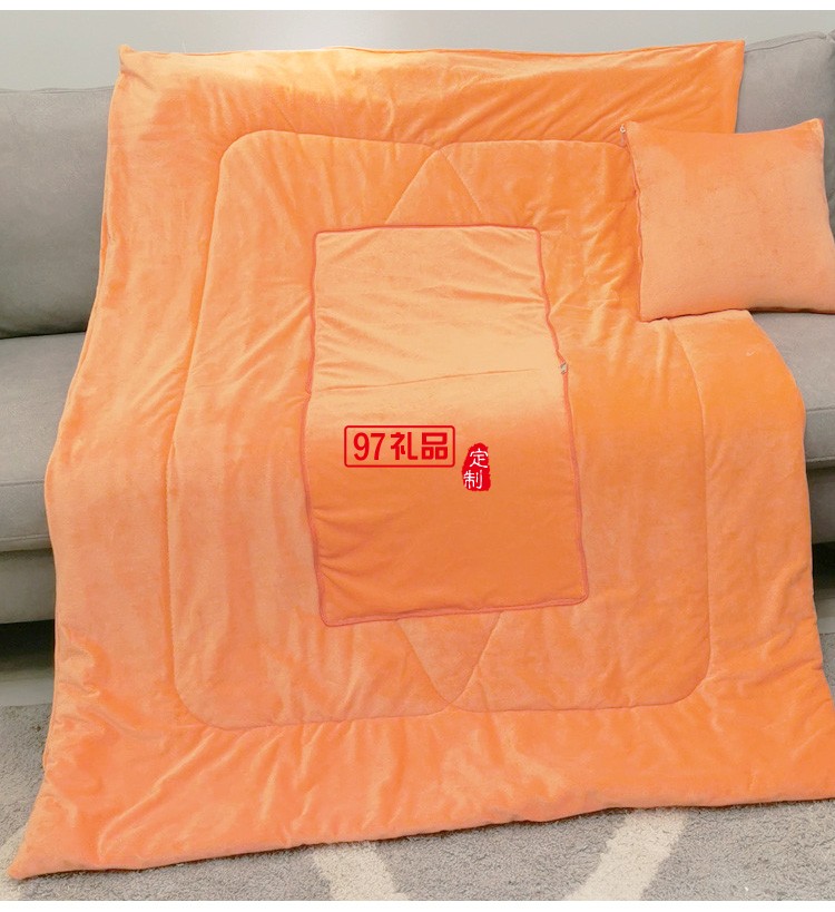 抱枕被二合一辦公室午睡抱枕被子兩用汽車靠枕多功能車用抱枕