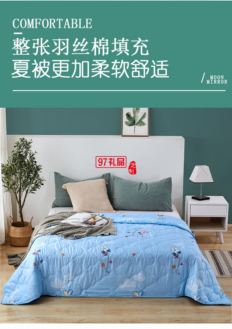 空調(diào)被禮品夏被開(kāi)業(yè)活動(dòng)禮盒裝薄被子夏涼被被芯